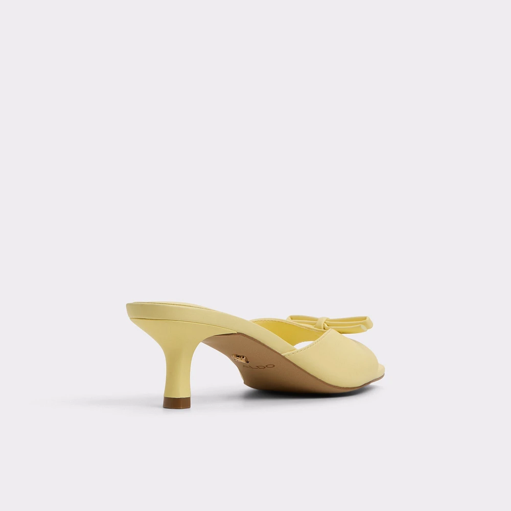 Belerose Light Yellow Women's Heeled mules | ALDO Canada