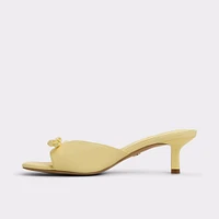 Belerose Light Yellow Women's Heeled mules | ALDO Canada