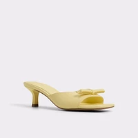 Belerose Light Yellow Women's Heeled mules | ALDO Canada