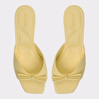 Belerose Light Yellow Women's Heeled mules | ALDO Canada