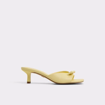 Belerose Light Yellow Women's Heeled mules | ALDO Canada