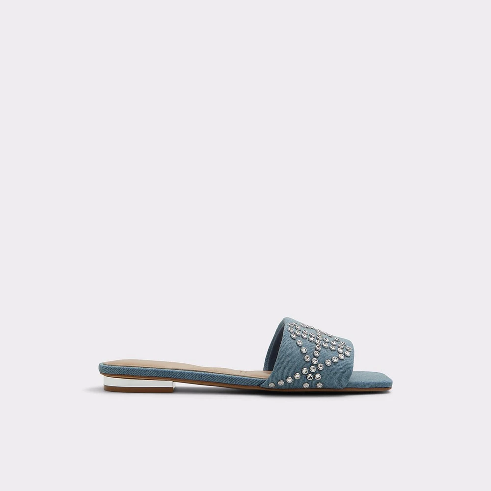 Bentariel Medium Blue Women's Flats | ALDO Canada