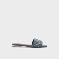 Bentariel Medium Blue Women's Flat Sandals | ALDO Canada