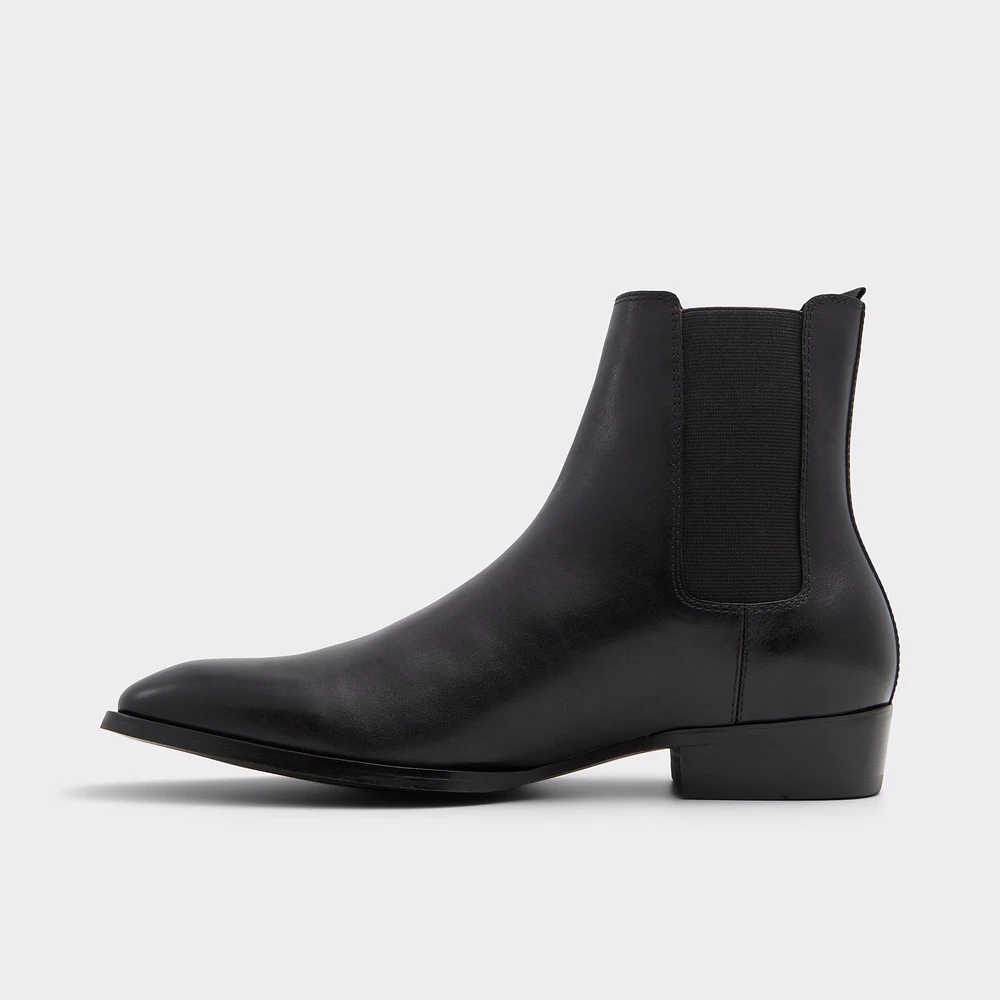 Bert Noir Cuir Lustré Hommes Le bottillon Chelsea | ALDO Canada