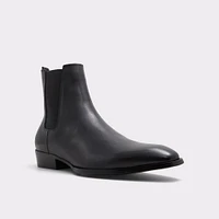 Bert Noir Cuir Lustré Hommes Le bottillon Chelsea | ALDO Canada