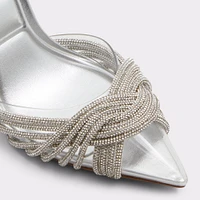 Bethy Silver Women's Strappy Heels | ALDO Canada