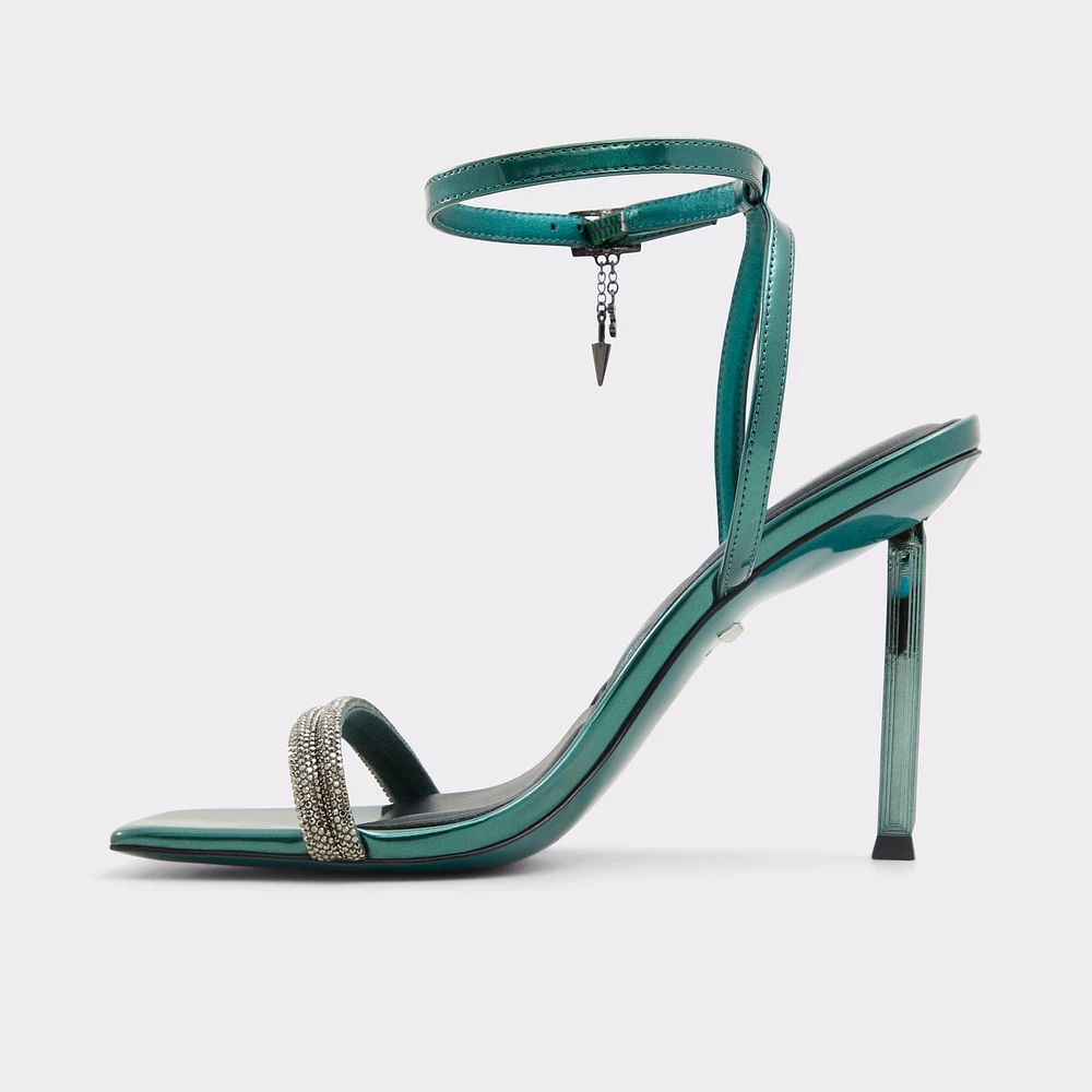 Bewitching Dark Green Women's Heeled sandals | ALDO Canada