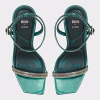 Bewitching Dark Green Women's Heeled sandals | ALDO Canada