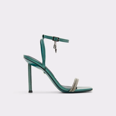 Bewitching Dark Green Women's Heeled sandals | ALDO Canada