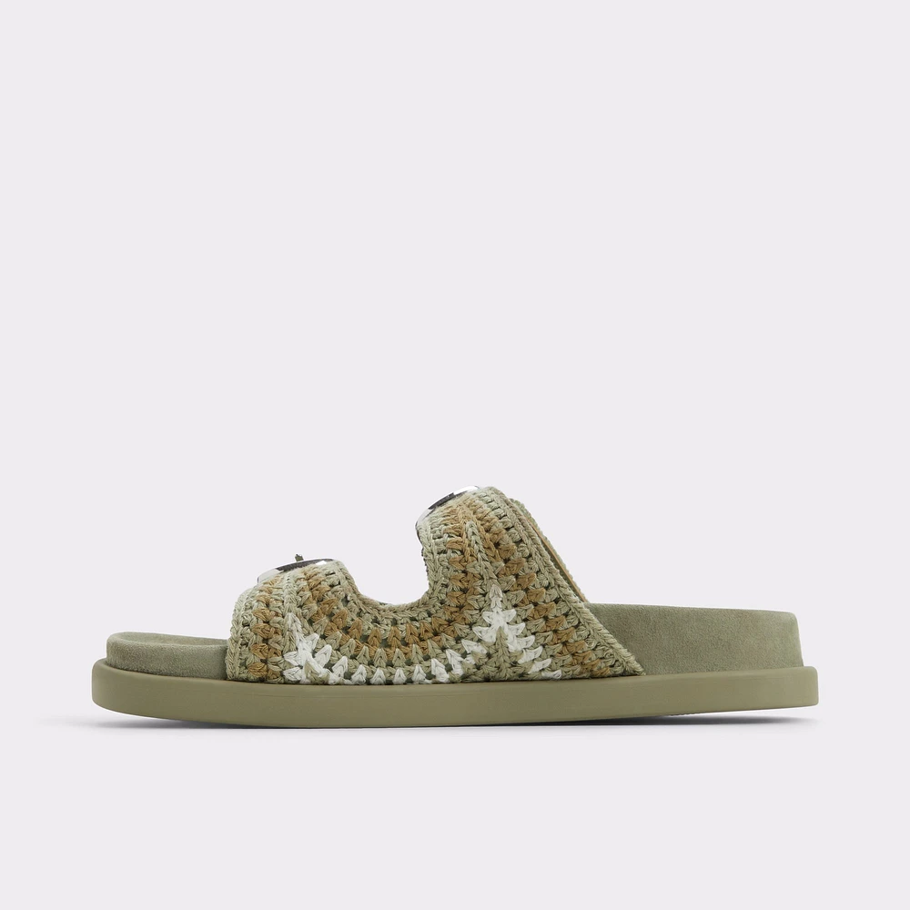 Bohodream Kaki Femmes Sandales a assise plantaire | ALDO Canada