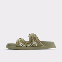 Bohodream Kaki Femmes Sandales a assise plantaire | ALDO Canada