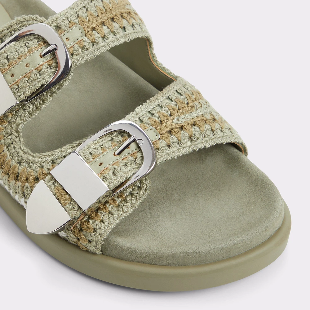 Bohodream Kaki Femmes Sandales a assise plantaire | ALDO Canada