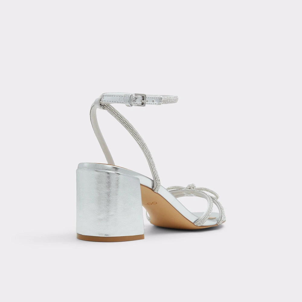 Bouclette Silver Women's Strappy sandals | ALDO Canada