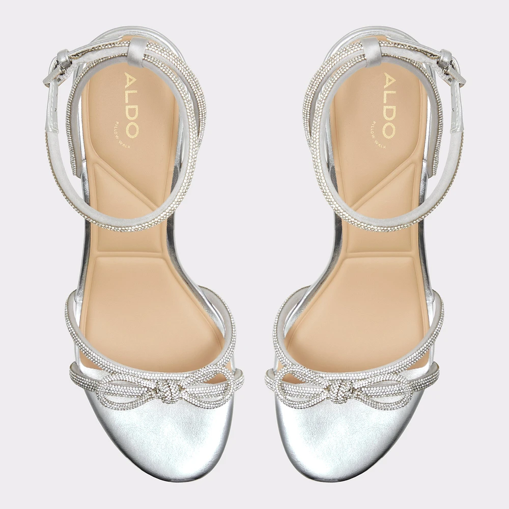 Bouclette Silver Women's Strappy sandals | ALDO Canada