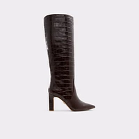 Cadigoder Marron Foncé Femmes Bottes hautes | ALDO Canada