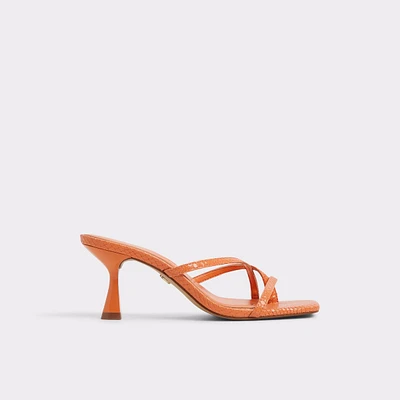 Calypsa Medium Orange Women's Heeled mules | ALDO Canada