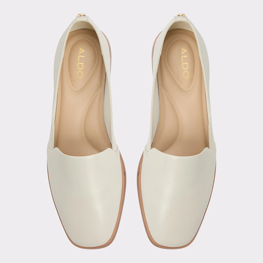 Caraelia White/Bone Women's Loafers & Oxfords | ALDO Canada