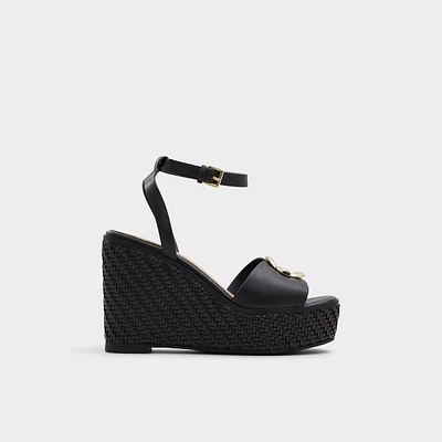 Carrabriria Noir Femmes Talons compensées | ALDO Canada