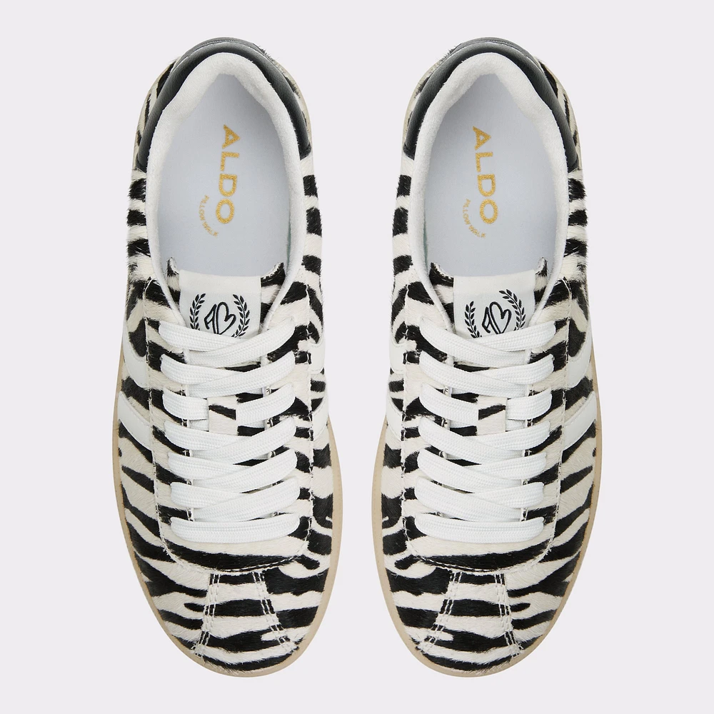 Chicsneaker Blanc/Noir Femmes Sneakers bas | ALDO Canada