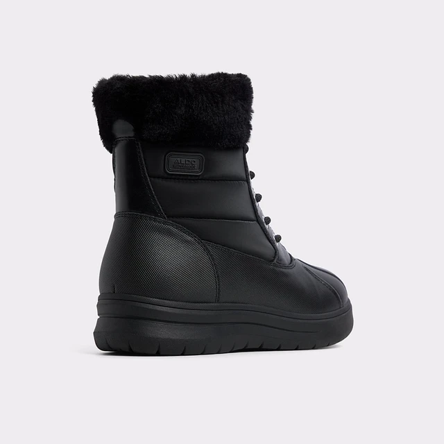ALDO Chilly Black Synthetic Mixed Material Women's Winter boots