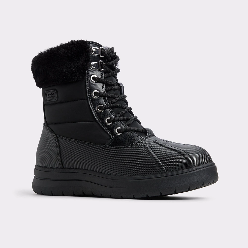 Chilly Black Synthetic Mixed Material Women's Winter boots | ALDO Canada