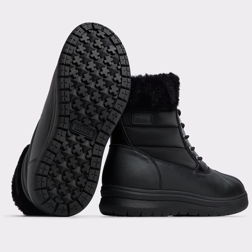 Chilly Black Synthetic Mixed Material Women's Winter boots | ALDO Canada