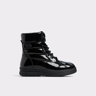 Chilly Black Synthetic Patent Women's Winter boots | ALDO Canada