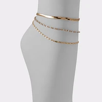 Choitha Gold/Clear Multi Women's Anklets | ALDO Canada