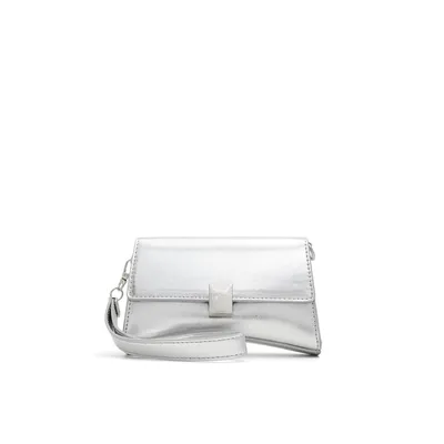 ALDO Cleeox - Women's Handbags Clutches & Evening Bags - Silver