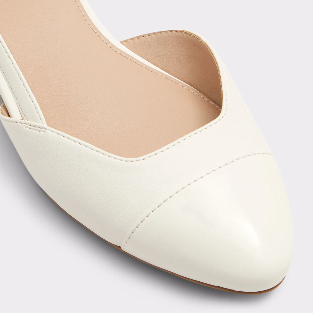 Clementinne Blanc Femmes Ballerines | ALDO Canada