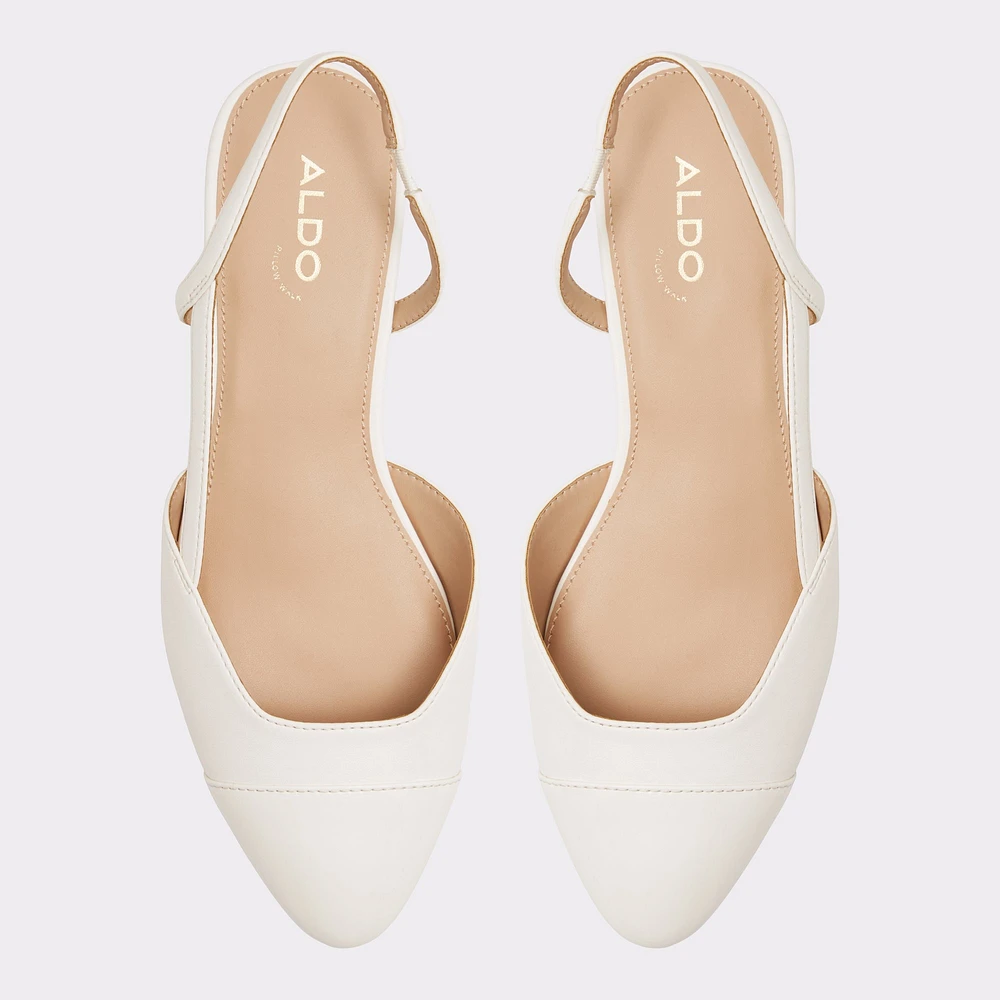 Clementinne Blanc Femmes Ballerines | ALDO Canada