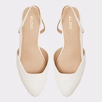 Clementinne Blanc Femmes Ballerines | ALDO Canada