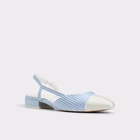 Clementinne Blue/White Combo Women's Block heels | ALDO Canada