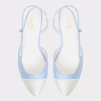 Clementinne Blue/White Combo Women's Block heels | ALDO Canada