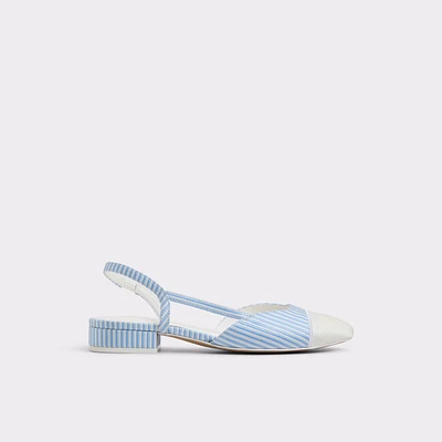 Clementinne Blue/White Combo Women's Block heels | ALDO Canada