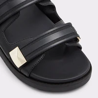 Coralina Black Women's Flat Sandals | ALDO Canada