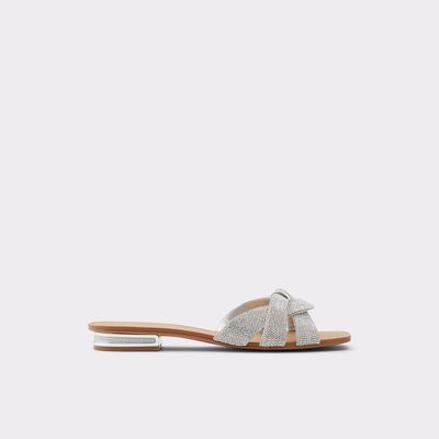 Coredith Silver Women's Flat Sandals | ALDO US