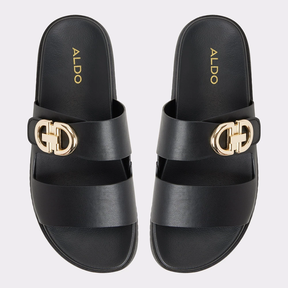 Daisymae Black Women's Footbed sandals | ALDO Canada