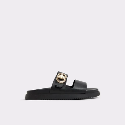 Daisymae Black Women's Footbed sandals | ALDO Canada