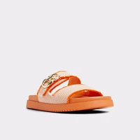 Daisymae Orange Women's Footbed sandals | ALDO Canada