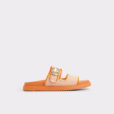 Daisymae Orange Women's Footbed sandals | ALDO Canada