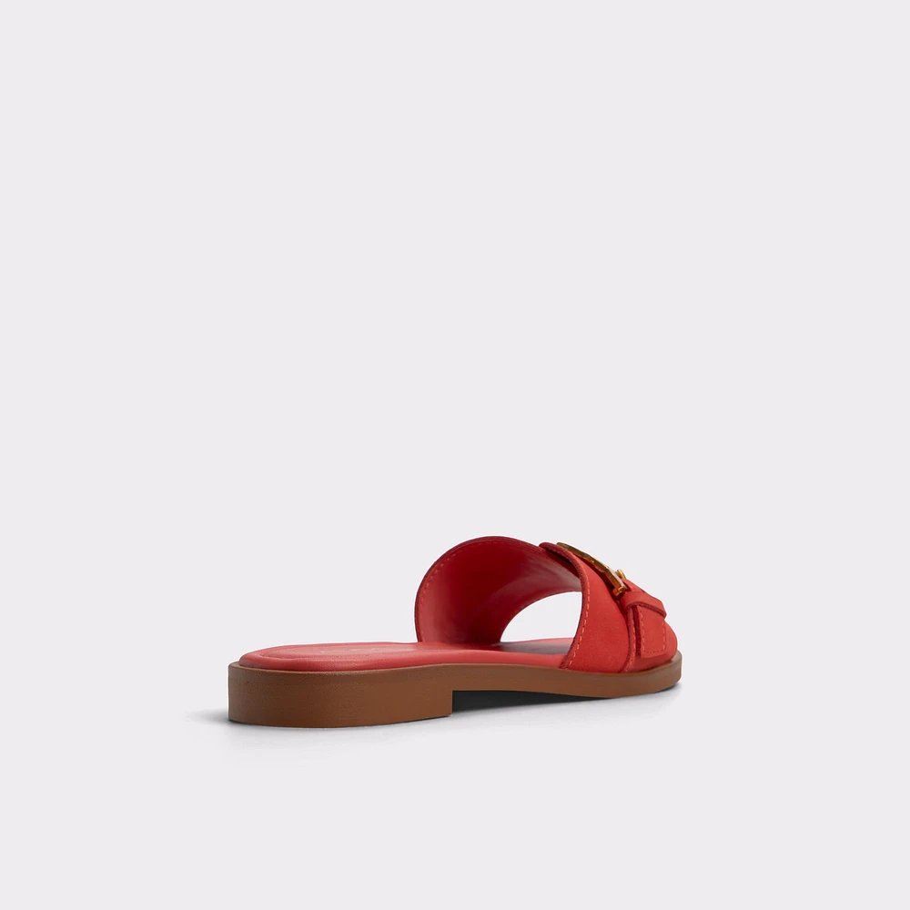 Dallaedar Rouge Moyen Femmes Sandales à talon plat | ALDO Canada