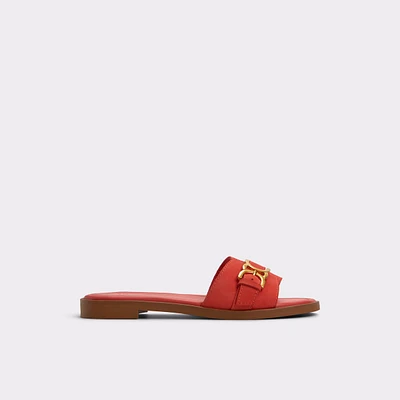 Dallaedar Rouge Moyen Femmes Sandales à talon plat | ALDO Canada