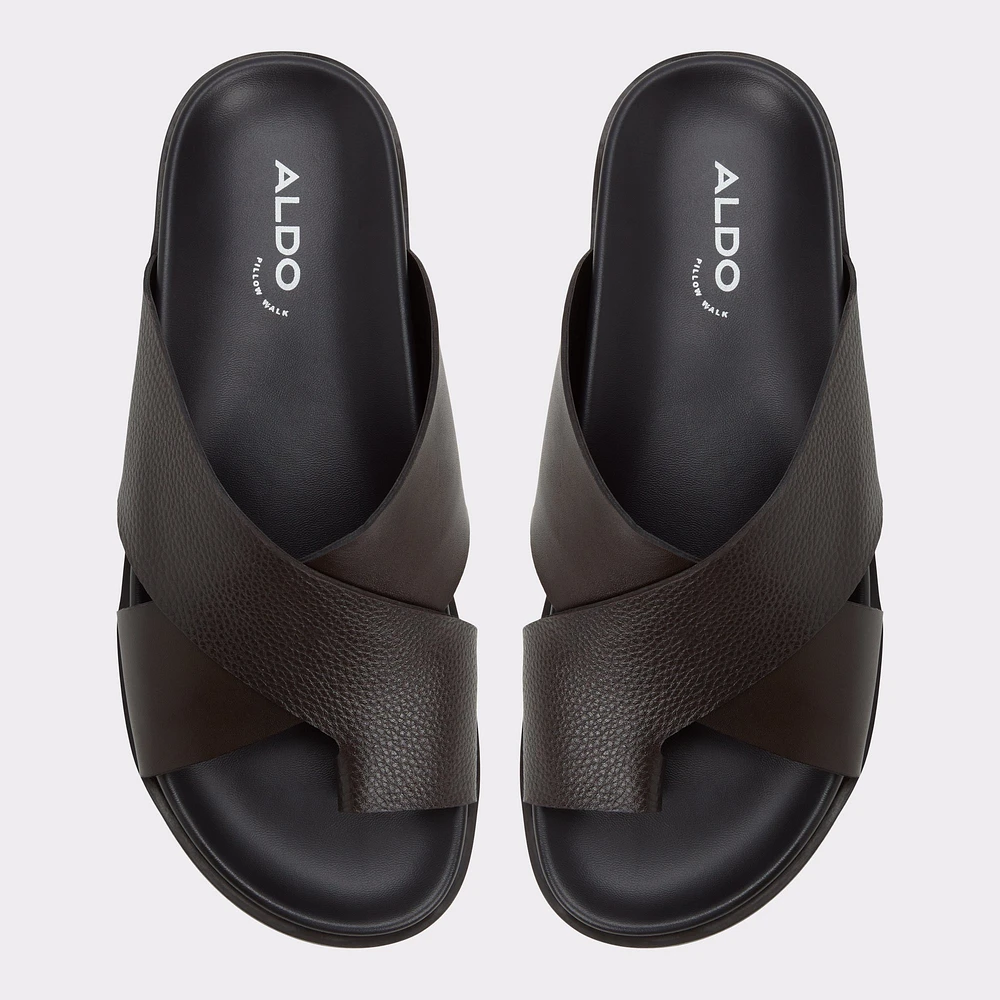 Darley Marron Foncé Hommes Sandales | ALDO Canada