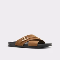 Delmar Open Brown Men's Slides | ALDO Canada