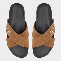 Delmar Open Brown Men's Slides | ALDO Canada