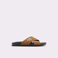 Delmar Open Brown Men's Slides | ALDO Canada