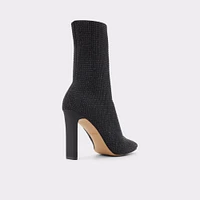 Delylah Black Textile Mixed Material Women's Sock boots | ALDO Canada