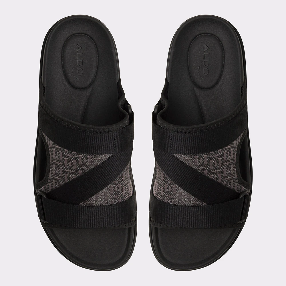 Deniels Noir Ouvert Hommes Sandales | ALDO Canada