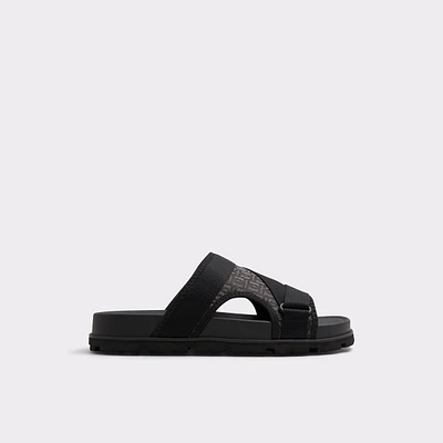 Deniels Noir Ouvert Hommes Sandales | ALDO Canada